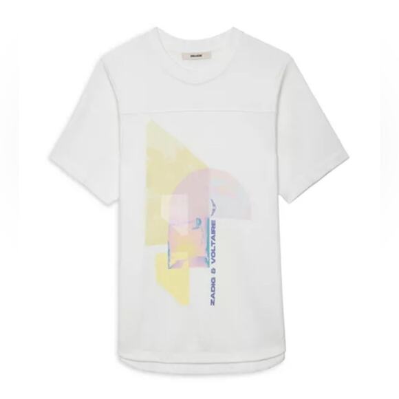 NWT Zadig & Voltaire Bow Mo Terry Palmer short sleeved sweatshirt - XS - Picture 6 of 8